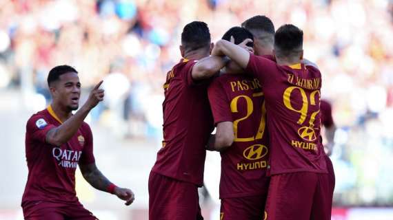 Roma-Cagliari 3-0 - I giallorossi dominano e si prendono momentaneamente il quarto posto. Fazio, Pastore e Kolarov i marcatori. VIDEO! FOTO!