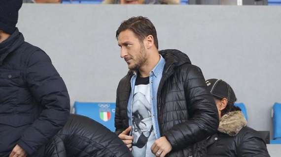 Totti: "Ilary è la mia fortuna. Mi aiuta a stare tranquillo"