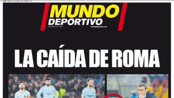Mundo Deportivo - "La caduta di Roma". FOTO!