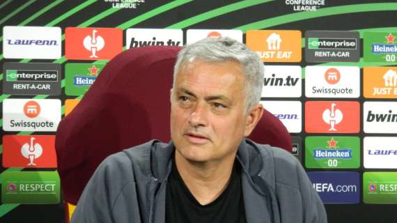 TRIGORIA - Mourinho: "Nessuna mancanza di concentrazione in campionato. Siamo stanchi di arbitri e VAR, dove sono i nostri punti? Mkhitaryan in finale? Non lo so"