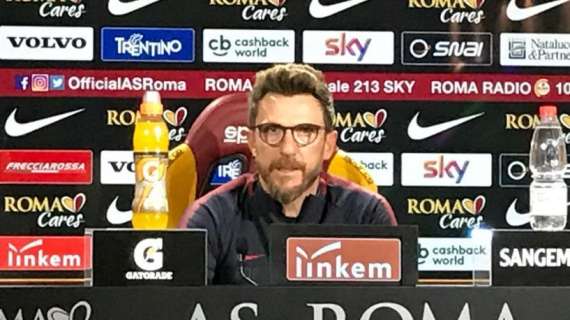 TRIGORIA - Di Francesco: "Non ci saranno Perotti e Strootman. Sarei felicissimo di rinnovare ma prima serve la qualificazione in Champions". VIDEO!
