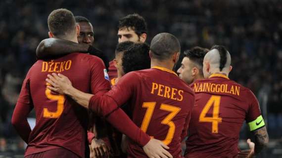 I numeri di... Roma-Chievo Verona 3-1 - 23 gol di Dzeko in un anno. Bruno Peres crea tanto, Fazio un muro