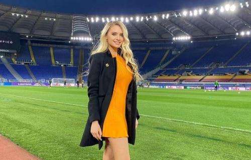 Lo Shakhtar Donetsk su Twitter chiede a Roma e Lazio un parere sulla loro giornalista Olga Kalenchuk. FOTO!