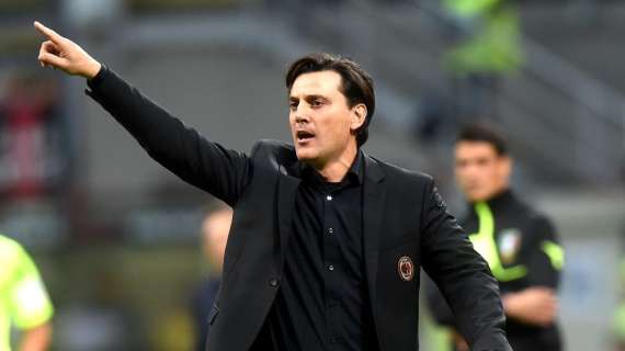 Milan, Montella: "Noi alla pari con la Roma, i giallorossi sono una grande squadra"