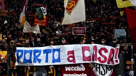 Roma-Porto, l'ironia della Curva Sud: "E Porto a casa". FOTO!