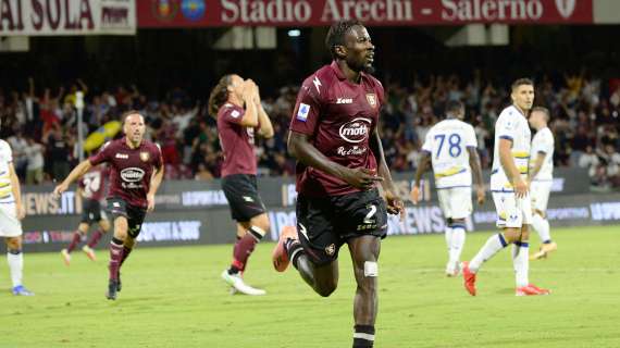 Salernitana, lesione al muscolo del retto femorale per Coulibaly: non ci sarà con la Roma