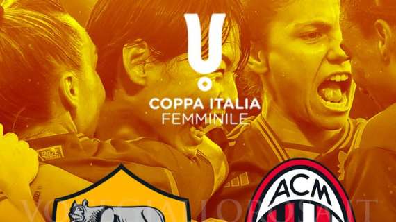 Coppa Italia Femminile - Roma-Milan - La copertina del match. GRAFICA!