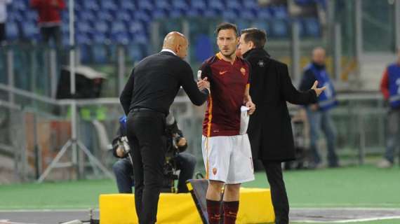 Chiarimento tra Totti e Spalletti prima dell'allenamento odierno. VIDEO!