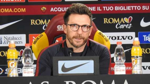 TRIGORIA - Di Francesco: "Schick titolare. De Rossi può giocare. Pentito per i troppi cambi in Coppa Italia. Astori avversario pulito". FOTO! VIDEO!