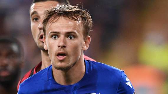 Sampdoria, Damsgaard: "Sono guarito ma ci vorrà un po' di pazienza prima di unirmi al gruppo"