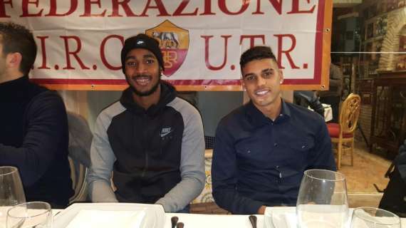 Cena UTR, presenti Gerson, Castan e De Sanctis. Il centrocampista: "Posso fare molto di più". Castan sul compagno: "È molto forte". L'ex portiere: "Fare il dirigente è complicato"