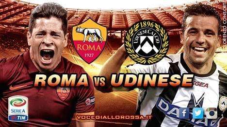 Roma-Udinese, la copertina