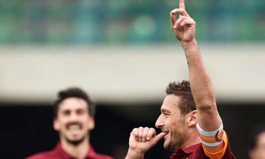 Twitter AS Roma - Confronto tra i capitani Totti e Clasie. FOTO!