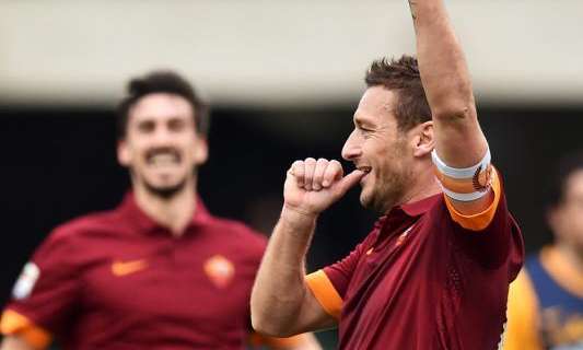 Il Migliore Vocegiallorossa - Totti è il man of the match di Hellas Verona-Roma