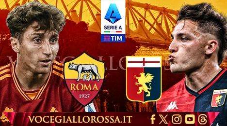 Roma-Genoa - La copertina del match. GRAFICA!