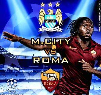 Manchester City-Roma 1-1 - La gara sui social