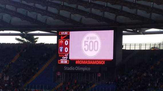 500 presenze per De Rossi con la maglia della Roma. FOTO!