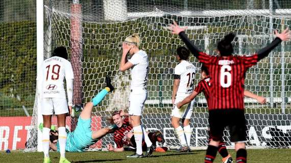 Serie A Femminile - Milan-Roma 3-2 - Doppio vantaggio e recriminazioni, sconfitta beffa. FOTO!