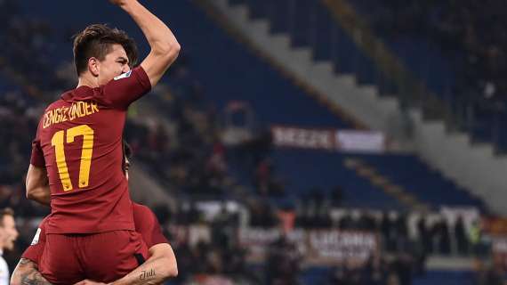 Accadde oggi - Battuto il Manchester United 3-2 ma non basta. Ünder regala la vittoria a Cagliari. Totti: "Ho scelto la Roma anche grazie a mia madre Fiorella"