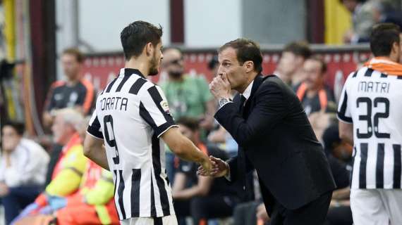 Juventus, Allegri: "Sono legato a Morata, ma per lui ora non ci sarebbe spazio"