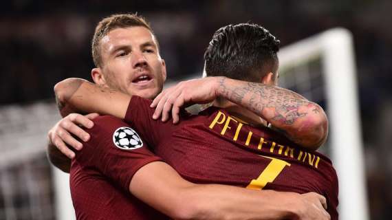 Juventus-Roma, i convocati di Di Francesco: torna Dzeko, di nuovo out De Rossi