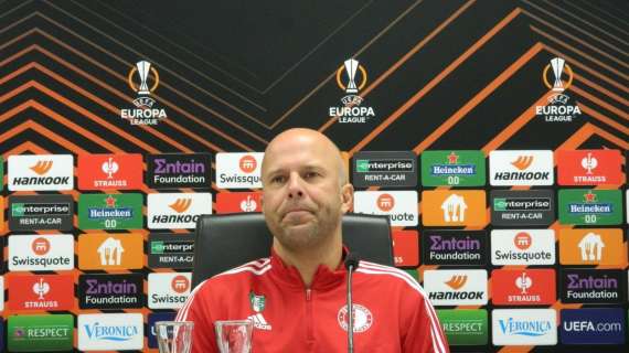 Feyenoord, Slot: "Il modo migliore per difendersi è avere la palla, dobbiamo tenere la Roma lontana dalla nostra porta"
