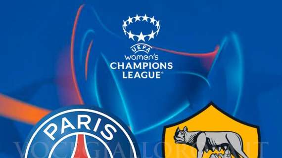 Women’s Champions League - Paris Saint-Germain-Roma - La copertina del match. GRAFICA!