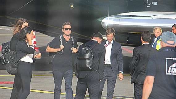 La dirigenza della Roma a Ciampino dopo l'arrivo di Lukaku. FOTO!