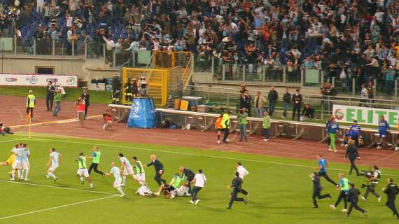 Lazio: tifosi pensano a invasione di campo per sconfitta a tavolino