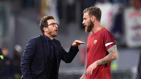 Domani De Rossi al fianco di Di Francesco in conferenza stampa