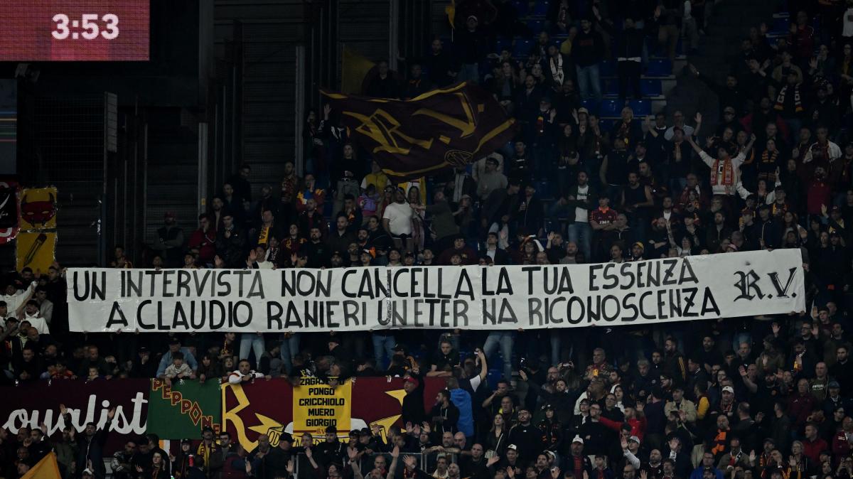 Striscione in Sud per Ranieri: "Un'intervista non cancella la tua essenza". FOTO!