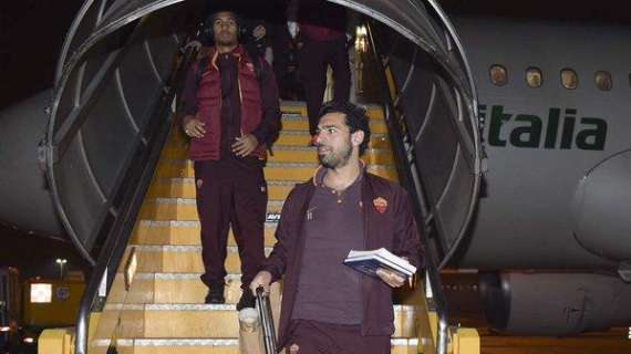 Twitter AS Roma - Squadra arrivata a Verona