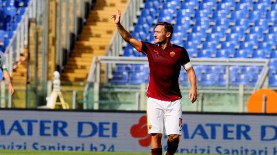 Le condizioni di Totti, Keita e Dzeko