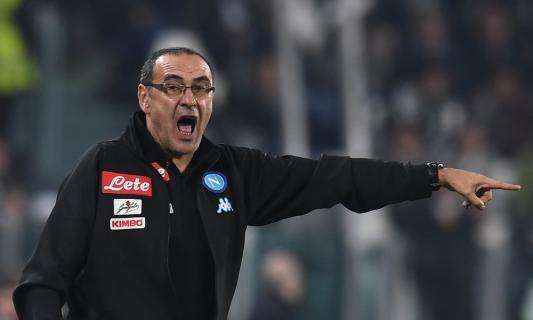 Napoli, Sarri: "La Juventus sta facendo un campionato alla portata di nessuno"