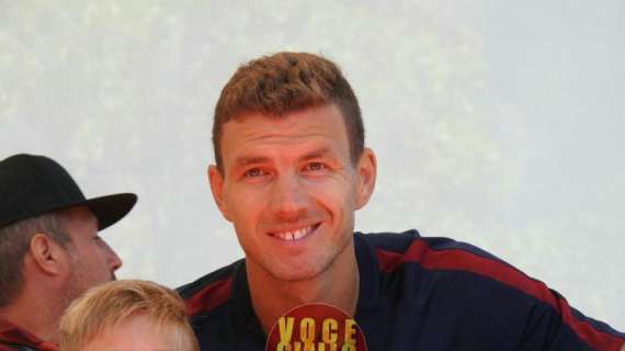 Dzeko e Soleri al Fan Village. FOTO!