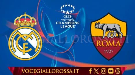 Women's Champions League - Real Madrid-Roma - La copertina del match. GRAFICA!