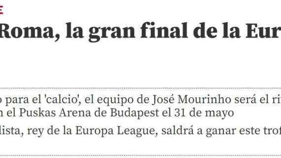 Mundo Deportivo titola così: "Siviglia-Roma, la gran finale di la Europa League!". FOTO!