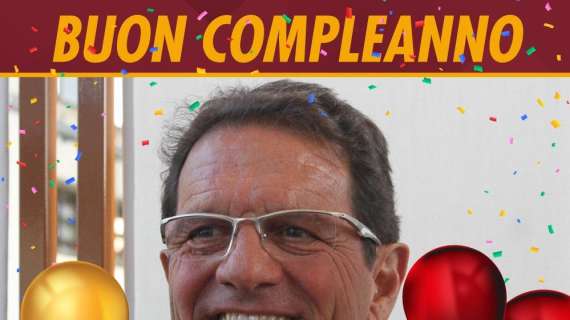 Il sergente di ferro che ha riportato lo scudetto a Roma: tanti auguri Fabio. GRAFICA!