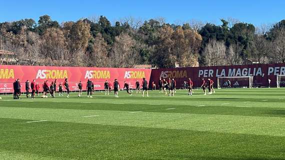 TRIGORIA - La Roma si è allenata questa mattina in vista della partita contro il Brighton. VIDEO!