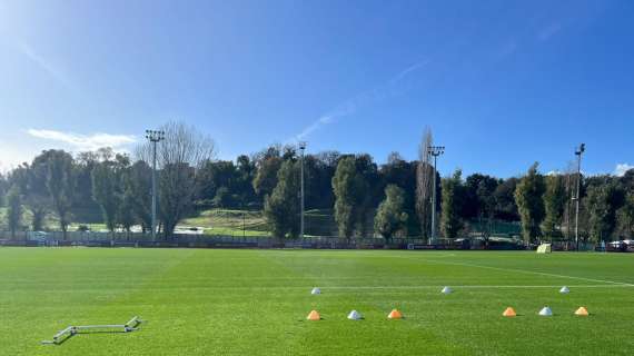 TRIGORIA - La rifinitura in vista della sfida contro l'Eintracht. Hermoso unico assente