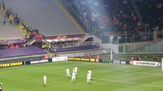 La squadra saluta i tifosi giallorossi. FOTO!