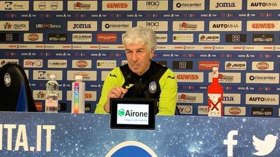 Atalanta, Gasperini: "Con la Roma gara molto attesa, più decisiva la gara di Champions. Sarebbe una bugia dire di non pensare al Valencia"
