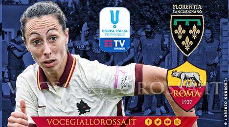 Coppa Italia Femminile - Florentia San Gimignano-Roma, la copertina del match. GRAFICA!