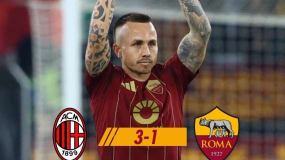 #IlMiglioreVG - Angelino è il man of the match di Milan-Roma 3-1. GRAFICA!