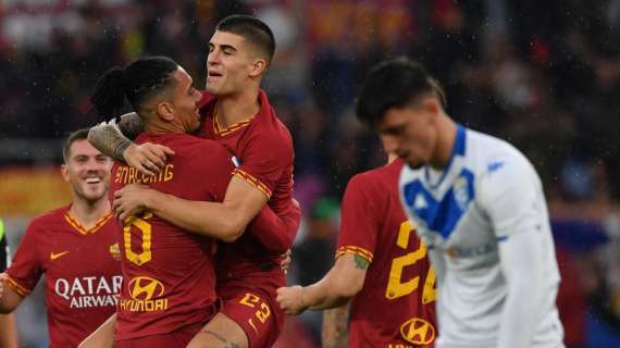 Roma-Brescia 3-0 - Da Zero a Dieci - Un'altra vittima per Dzeko, il record difensivo e i dribblomani giallorossi