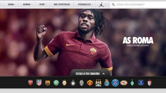 Sul sito della Nike la nuova maglia della Roma, domani la presentazione. FOTO!