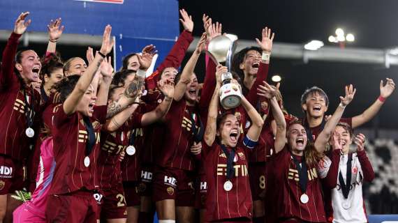 Stasera la Roma Femminile all'Olimpico per celebrare la vittoria della Supercoppa Italiana