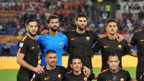 Fazio e Manolas si preparano a dirigere la difesa giallorossa contro il Chelsea