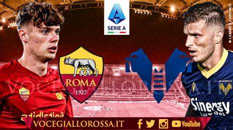 Roma-Hellas Verona - La copertina del match. GRAFICA!