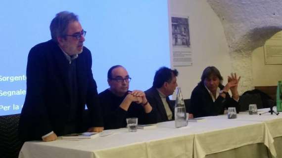 Presentazione di Avventure di un cronista romanista, Sabatini non parla: "Sarebbe irriverente verso la società". FOTO!